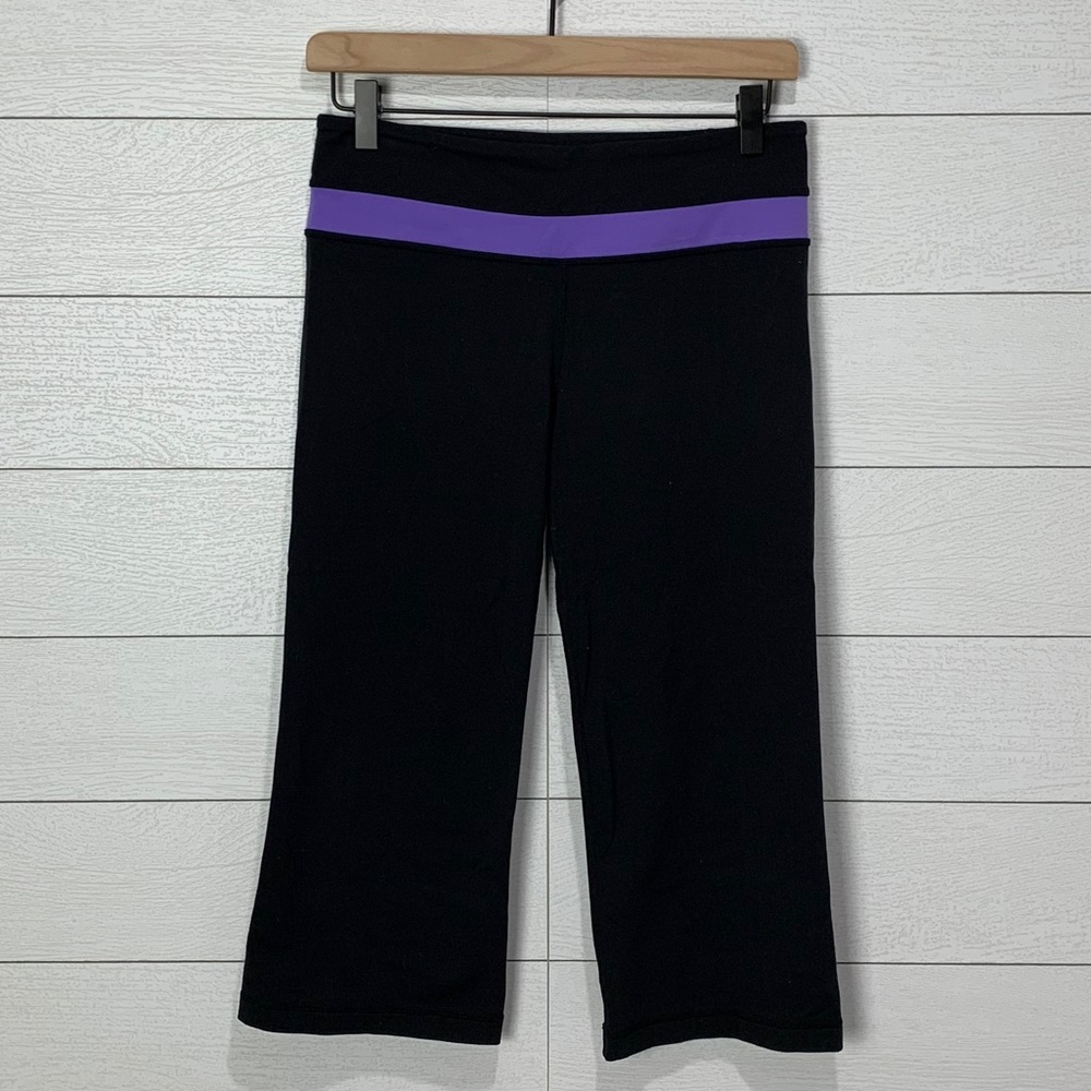 Lululemon Black Yoga Capris Size 6